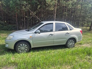 2014 Lada (ВАЗ) Granta I, серебристый, 220000 рублей, вид 5