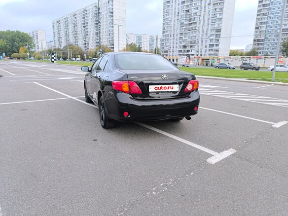 2008 Toyota Corolla X (E140, E150), чёрный, 950000 рублей - вид 8