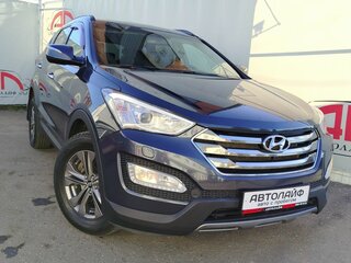 2012 Hyundai Santa Fe III, синий, 1620000 рублей, вид 4