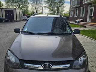 2014 Lada (ВАЗ) Kalina II, коричневый, 390000 рублей, вид 1