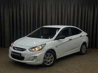 2012 Hyundai Solaris I, белый, 759999 рублей, вид 1