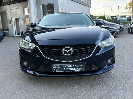 2016 Mazda 6 III (GJ) Рестайлинг, синий, 1770000 рублей, вид 3