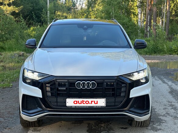 2019 Audi Q8 50 TDI I (4M), белый, 5950000 рублей - вид 14