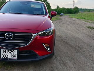 2021 Mazda CX-3 I Рестайлинг, красный, 1765000 рублей, вид 2