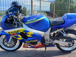 2003 Suzuki GSX-R 600, синий, 405000 рублей, вид 1