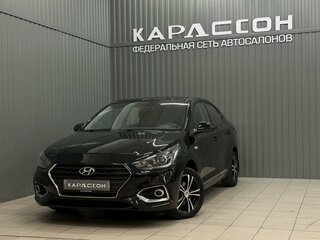 2017 Hyundai Solaris II, чёрный, 1250000 рублей, вид 1