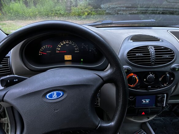 2011 Lada (ВАЗ) Kalina I, зелёный - вид 14