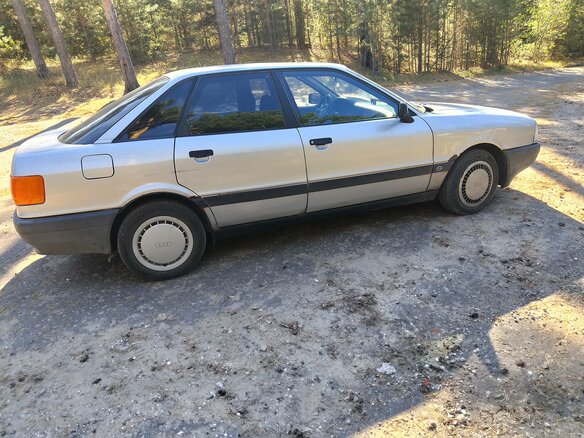 1990 Audi 80 IV (B3), серебристый, 150000 рублей - вид 21