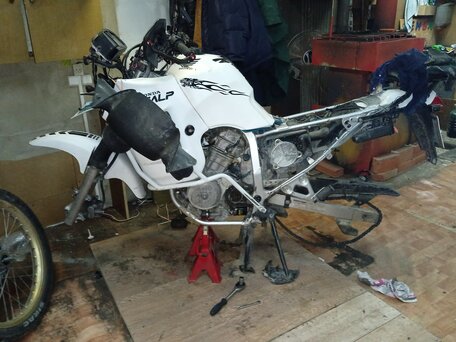 1994 Honda Transalp 400, белый, 260000 рублей, вид 5