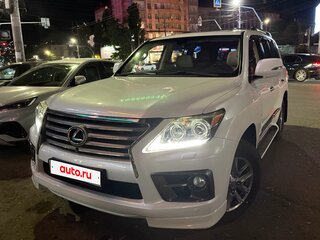 2012 Lexus LX 570 III Рестайлинг, белый, 3400000 рублей, вид 5
