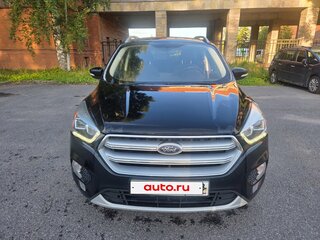 2017 Ford Kuga II Рестайлинг, чёрный, 1350000 рублей, вид 3