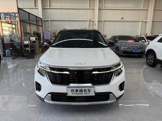 2023 Kia Seltos I Рестайлинг, чёрный, 1600000 рублей, вид 2