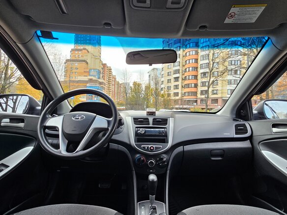 2013 Hyundai Solaris I, фиолетовый, 640000 рублей - вид 14