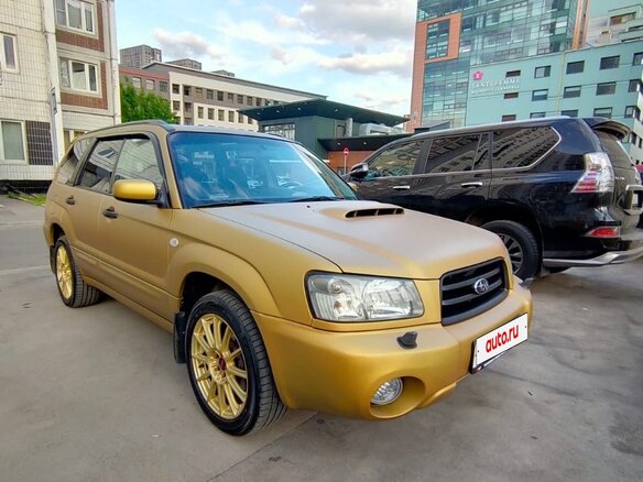 2003 Subaru Forester II, золотистый, 1160000 рублей - вид 5