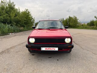 1987 Volkswagen Golf II, красный, 360000 рублей, вид 1