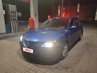 2008 Mazda 3 I (BK) Рестайлинг, синий, 550000 рублей, вид 4