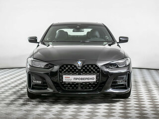 2021 BMW 4 серии 420d xDrive G22, G23, G26, чёрный, 6077000 рублей, вид 2