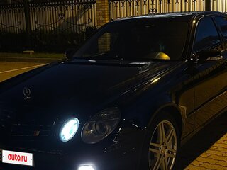2008 Mercedes-Benz E-Класс 200 III (W211, S211) Рестайлинг, чёрный, 1000000 рублей, вид 1