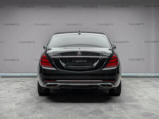 2019 Mercedes-Benz Maybach S-Класс 450 I (X222) Рестайлинг, чёрный, 5745000 рублей, вид 4