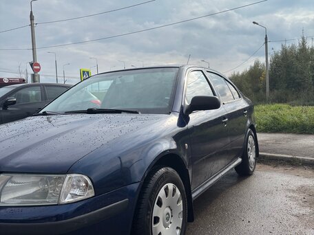 2003 Skoda Octavia I (A4) Рестайлинг, синий, 360000 рублей, вид 2
