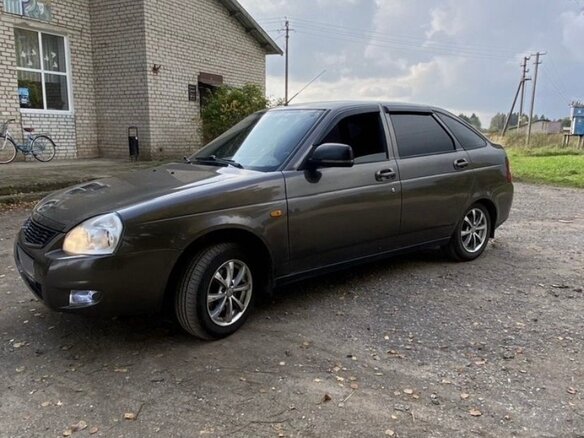 2014 Lada (ВАЗ) Priora I Рестайлинг, коричневый, 335000 рублей - вид 8