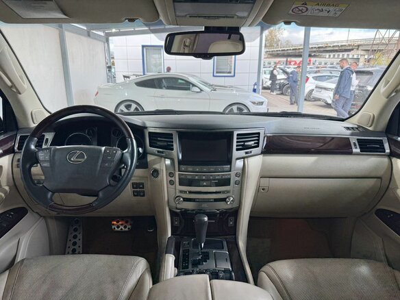 2013 Lexus LX 570 III Рестайлинг, чёрный - вид 9