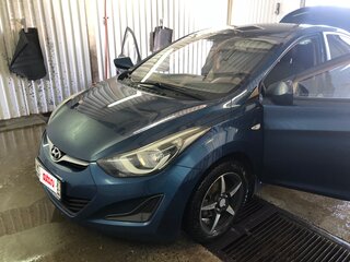 2014 Hyundai Elantra V (MD) Рестайлинг, синий, 880000 рублей, вид 1