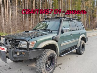 1998 Nissan Patrol V (Y61), зелёный, 1350000 рублей, вид 1