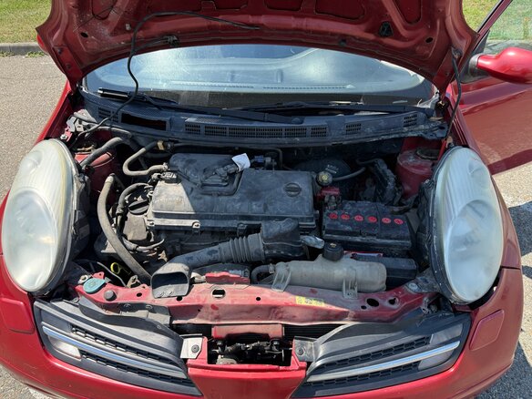2005 Nissan Micra III (K12), красный, 165000 рублей - вид 13