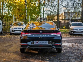 2021 Hyundai Elantra VII (CN7), чёрный, 1640000 рублей, вид 4