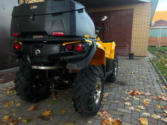 2012 BRP Can-Am Outlander MAX 500, жёлтый, 850000 рублей - вид 6