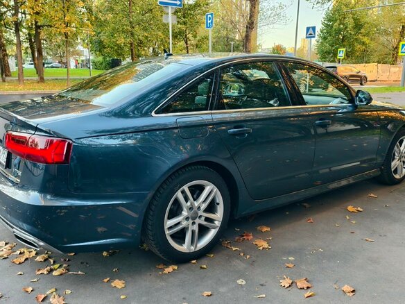 2015 Audi A6 IV (C7) Рестайлинг, серый - вид 10