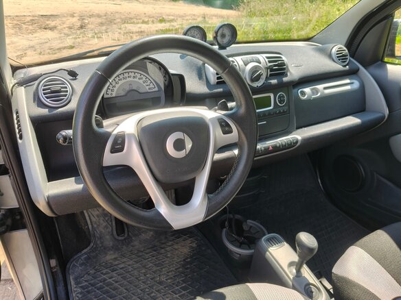 2015 Smart Fortwo II, серый, 900000 рублей - вид 7