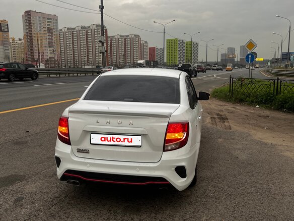 2024 Lada (ВАЗ) Granta Drive Active I Рестайлинг, белый, 950000 рублей - вид 6
