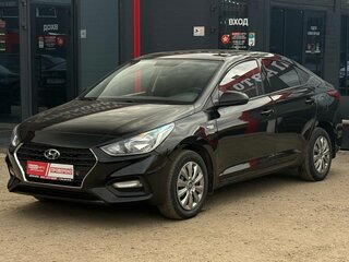 2019 Hyundai Solaris II, чёрный, 1400000 рублей, вид 4