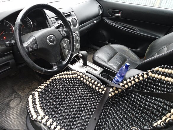 2003 Mazda 6 I (GG), серый, 300000 рублей - вид 3