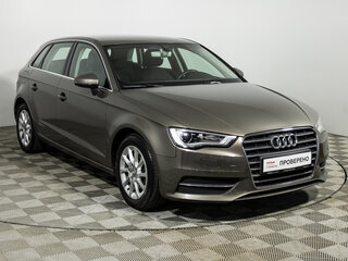 2016 Audi A3 III (8V), коричневый, 1599700 рублей, вид 3