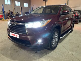 2014 Toyota Highlander III (XU50), пурпурный, 2600000 рублей, вид 4