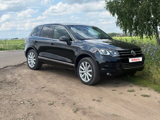 2012 Volkswagen Touareg II, чёрный, 2050000 рублей, вид 3