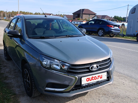 2021 Lada (ВАЗ) Vesta I, серый, 980000 рублей - вид 1