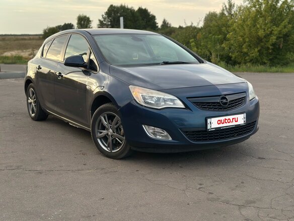 2010 Opel Astra J, синий - вид 2
