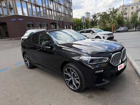 2020 BMW X6 30d III (G06), чёрный, 7350000 рублей, вид 2