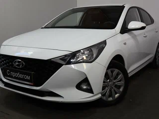 2021 Hyundai Solaris II Рестайлинг, белый, 1399000 рублей, вид 3