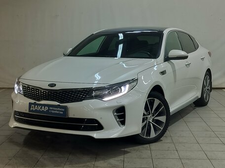 2016 Kia Optima IV, белый, 1820000 рублей, вид 1