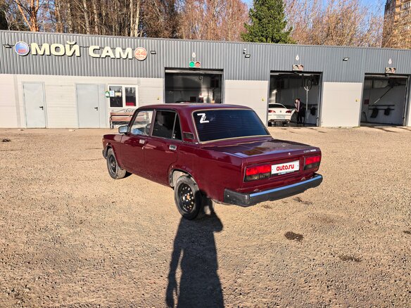 2008 Lada (ВАЗ) 2107, пурпурный, 245000 рублей - вид 3
