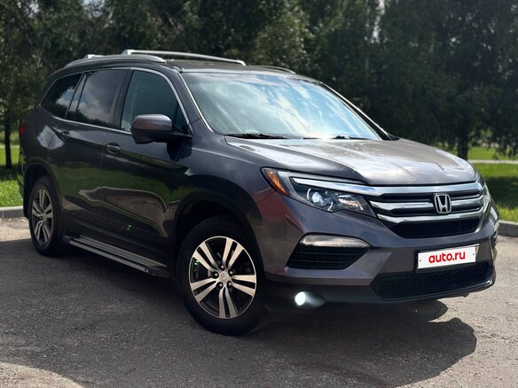 2018 Honda Pilot 9AT III Рестайлинг, серый, 2350000 рублей - вид 3