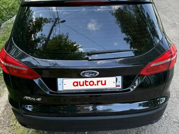2017 Ford Focus III Рестайлинг, чёрный, 1000000 рублей - вид 3