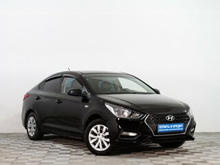 2017 Hyundai Solaris II, чёрный, 1079000 рублей, вид 1