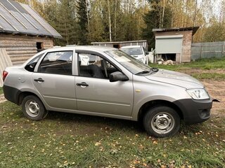 2013 Lada (ВАЗ) Granta I, серебристый, 480000 рублей, вид 3