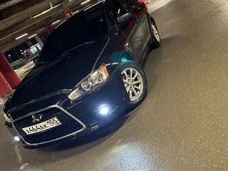 2012 Mitsubishi Lancer X Рестайлинг, чёрный, 900000 рублей, вид 5